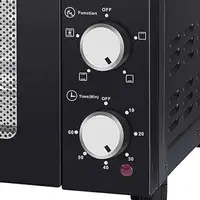 Horno Eléctrico Sobremesa 24L 1200W Grill Negro ENJOY 24 MELCHIONI FAMILY
