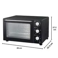 Horno Eléctrico Sobremesa 24L 1200W Grill Negro ENJOY 24 MELCHIONI FAMILY
