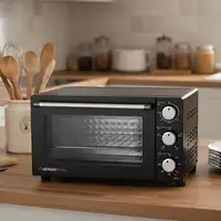 Horno Eléctrico Sobremesa 24L 1200W Grill Negro ENJOY 24 MELCHIONI FAMILY