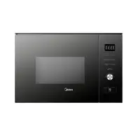 Midea MBMTG820HBK - Microondas Integrable con Grill 20 Litros 800 W