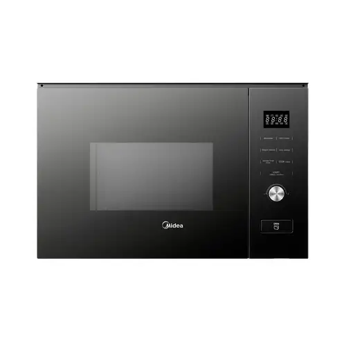 Midea MBMTG820HBK - Microondas Integrable con Grill 20 Litros 800 W