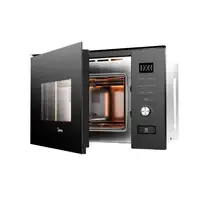 Midea MBMTG820HBK - Microondas Integrable con Grill 20 Litros 800 W
