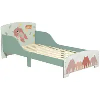Cama Infantil de Madera 143x77x60 cm para Niños de 3-6 Años Carga 40 kg ZONEKIZ
