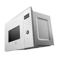 Midea MBMTG925E-WH - Microondas Integrable con Grill 25 Litros 900 W