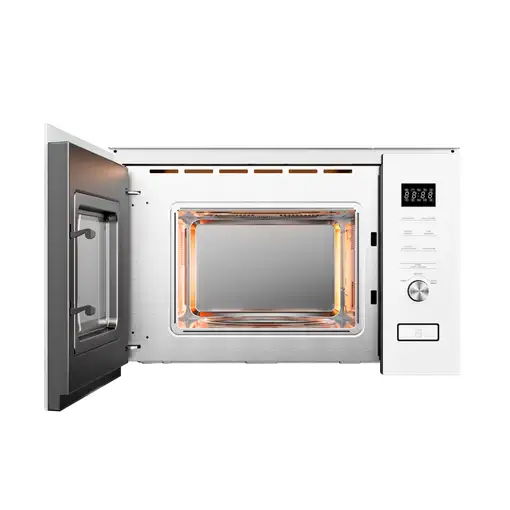 Midea MBMTG820H-WH - Microondas Integrable con Grill 20 Litros 800 W