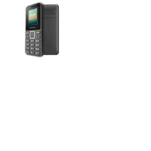 myPhone 2240 LTE 4,5 cm (1.77") Negro, Gris Teléfono para personas mayores