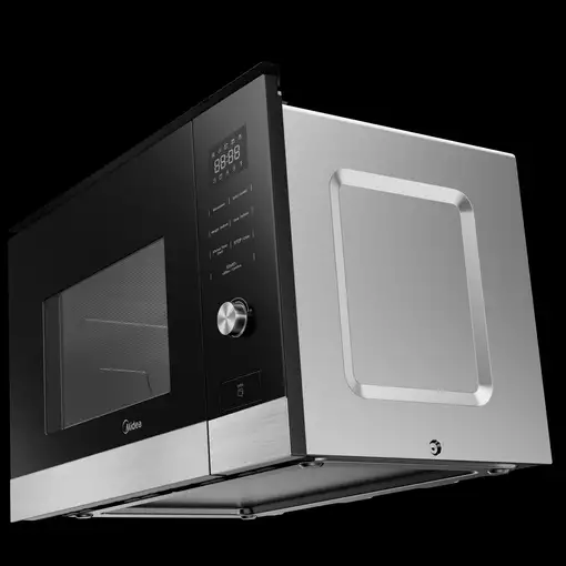 Midea MBMTG820HX - Microondas Integrable con Grill 20 Litros 800 W