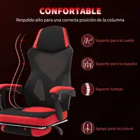 Silla de Oficina Altura Ajustable Reclinable hasta 135 Grados Vinsetto Silla de Oficina Altura Ajustable Reclinable hasta 135 Grados Vinsetto