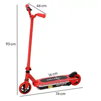 Patinete Eléctrico para Niños de 6-14 Años Max. 10 km/h Rojo AIYAPLAY