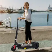 Patinete Eléctrico Plegable para Niños de 7-14 Años Ajustable de 82-93 cm HOMCOM