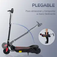 Patinete Eléctrico Plegable para Niños de 7-14 Años Ajustable de 82-93 cm HOMCOM