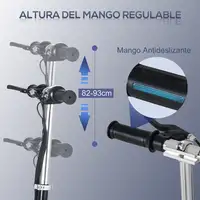 Patinete Eléctrico Plegable para Niños de 7-14 Años Ajustable de 82-93 cm HOMCOM