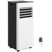 Aire Acondicionado 3 en 1 Portátil 9000 BTU para Habitación 28m² Blanco HOMCOM