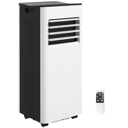 Aire Acondicionado 3 en 1 Portátil 9000 BTU para Habitación 28m² Blanco HOMCOM