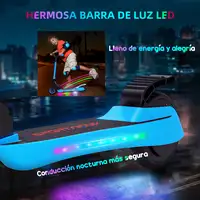 Patinete Eléctrico Plegable Motor 120 W Autonomía 6 KM MAX 10 KM/H Azul SPORTNOW