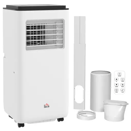 Aire Acondicionado Portátil 10000 BTU 2900W 5 en 1 con Control Remoto HOMCOM
