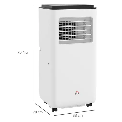 Aire Acondicionado Portátil 10000 BTU 2900W 5 en 1 con Control Remoto HOMCOM