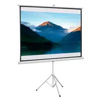 Pantalla de Proyector 84 Pulgadas Plegable 4:3 con Altura Ajustable HOMCOM