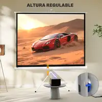 Pantalla de Proyector 84 Pulgadas Plegable 4:3 con Altura Ajustable HOMCOM