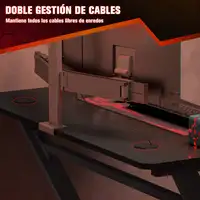 Mesa Gaming para Ordenador Portavasos Pies Ajustable 120x65x74,5cm Negro HOMCOM Mesa Gaming para Ordenador Portavasos Pies Ajustable 120x65x74,5cm Negro HOMCOM