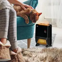 Calefactor Eléctrico Portátil 2000W Radiador Cerámico con Humidificador HOMCOM