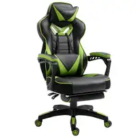 Silla Racing Ergonómica Respaldo Reclinable 65x70x118,5-126,5cm Verde Vinsetto Silla Racing Ergonómica Respaldo Reclinable 65x70x118,5-126,5cm Verde Vinsetto