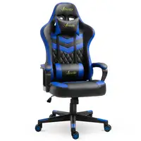Gaming Silla Reclinable Altura Ajustable Reposacabezas 61x70x121-129cm Vinsetto