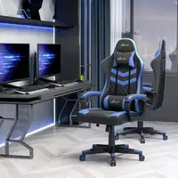 Gaming Silla Reclinable Altura Ajustable Reposacabezas 61x70x121-129cm Vinsetto