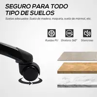 Silla Gaming Tapizada en PU y Malla con Función de Basculante Gris HOMCOM Silla Gaming Tapizada en PU y Malla con Función de Basculante Gris HOMCOM