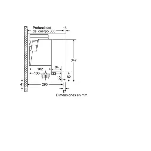 Siemens iQ300 LI67SA531 campana Semintegrada (extraíble) Plata 399 m³/h