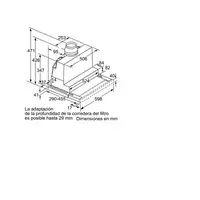 Siemens iQ300 LI67SA531 campana Semintegrada (extraíble) Plata 399 m³/h Siemens iQ300 LI67SA531 campana Semintegrada (extraíble) Plata 399 m³/h