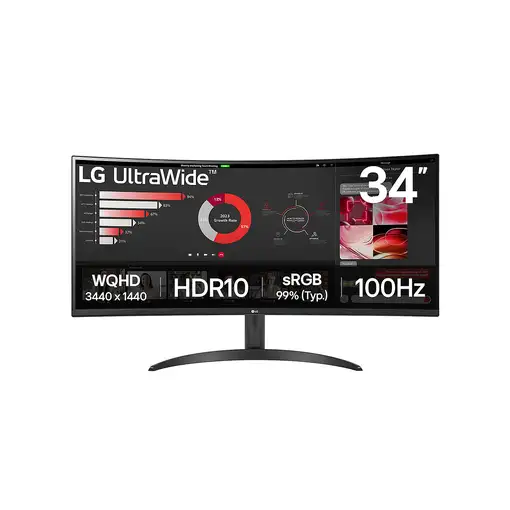 LG 34WR50QK-B pantalla para PC 86,4 cm(34'') 3440 x 1440 Pixeles Wide Quad HD Negro LG 34WR50QK-B pantalla para PC 86,4 cm(34'') 3440 x 1440 Pixeles Wide Quad HD Negro