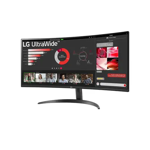 LG 34WR50QK-B pantalla para PC 86,4 cm(34'') 3440 x 1440 Pixeles Wide Quad HD Negro