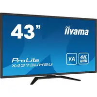 iiyama ProLite X4373UHSU-B1 pantalla para PC 108 cm (42.5'') 3840 x 2160 Pixeles 4K iiyama ProLite X4373UHSU-B1 pantalla para PC 108 cm (42.5'') 3840 x 2160 Pixeles 4K