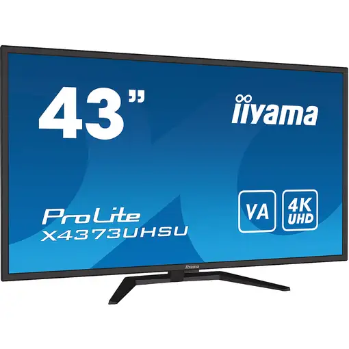iiyama ProLite X4373UHSU-B1 pantalla para PC 108 cm (42.5'') 3840 x 2160 Pixeles 4K iiyama ProLite X4373UHSU-B1 pantalla para PC 108 cm (42.5'') 3840 x 2160 Pixeles 4K