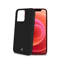 Celly Cromo funda para teléfono móvil 15,5 cm (6.1\) Negro