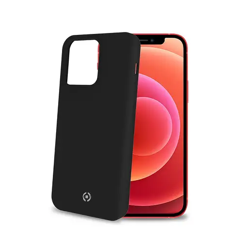 Celly Cromo funda para teléfono móvil 15,5 cm (6.1\) Negro
