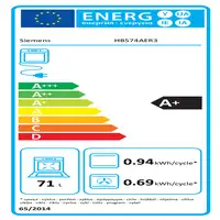 Siemens iQ300 HB574AER3 horno 71 L Negro, Acero inoxidable