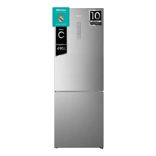 Hisense RB645N4BIC nevera combi Independiente 495 L C Acero inoxidable
