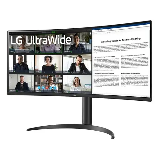 LG 34WR55QK-B pantalla para PC 86,4 cm (34") 3440 x 1440Pixeles Wide Quad HD Negro