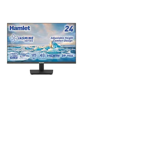 Hamlet HM24JF-VDR LED display 61 cm (24") 1920 x 1080 Pixeles Full HD Negro