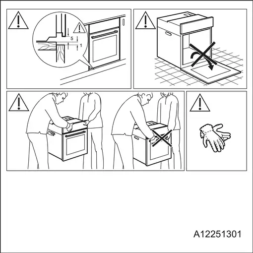 Horno 70 L Acero inoxidable 944 188 676 AEG