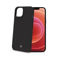 Celly Cromo funda para teléfono móvil 17 cm (6.7\) Negro