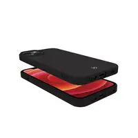 Celly Cromo funda para teléfono móvil 17 cm (6.7\) Negro