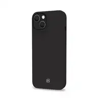 Celly Cromo funda para teléfono móvil 17 cm (6.7\) Negro
