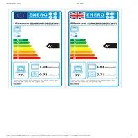 Horno 77 L Wi-Fi Negro 742526 HISENSE