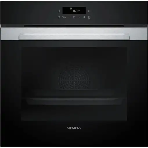 Siemens iQ300 HB372AES3 horno 71 L Negro, Acero inoxidable