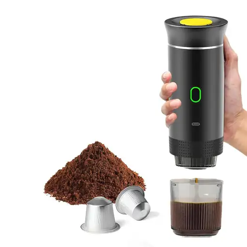 Cafetera Portátil 3 en 1, 80 ml, 15 bares, recargable USB-C KLACK