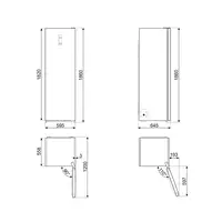 Smeg FS18EV3HX frigorífico Independiente 380 L E Acero inoxidable