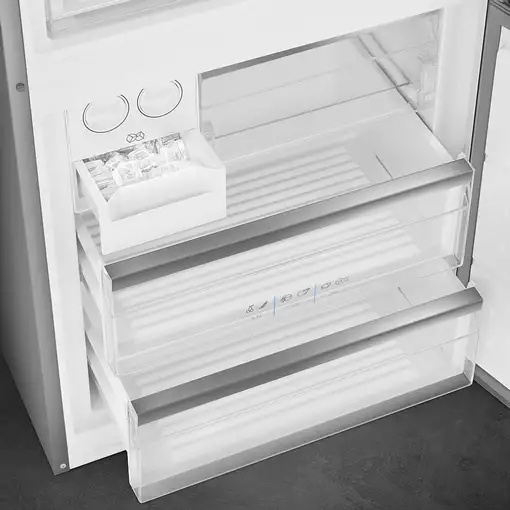 Frigoríficos сombis Independiente 481 L Acero inoxidable FC48XNE SMEG